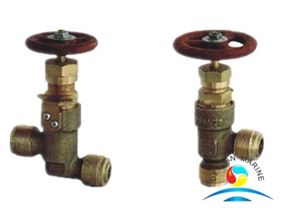 Marine Male Thread Bronze Stop Check Valve